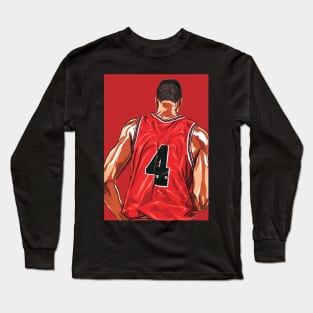 Slam Dunk Akagi Takenori vector Long Sleeve T-Shirt